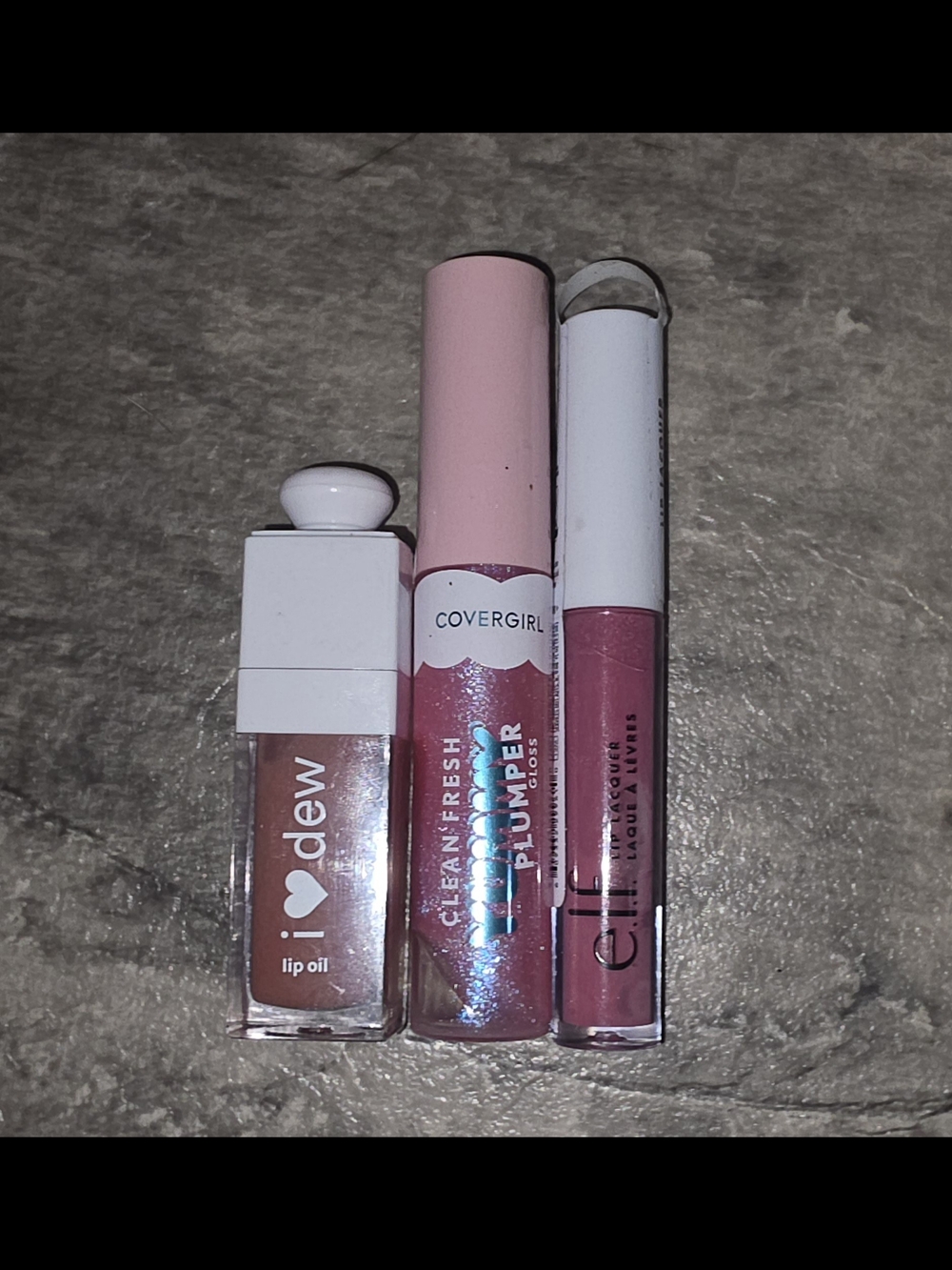 CoverGirl Yummy Plumper Gloss, Elf Lip Lacquer & AOA Studio Tinted Lip Oil BNIB